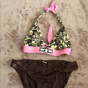 Camo swim suit
